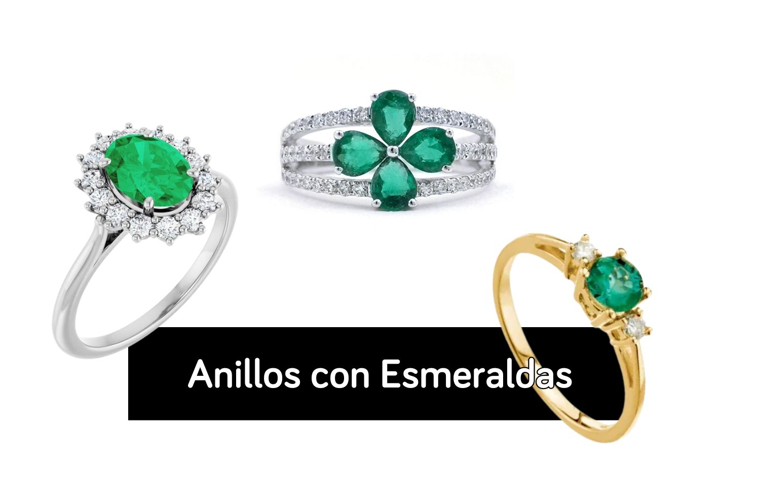 anillos con esmeralda la piedra preciosa de mayo